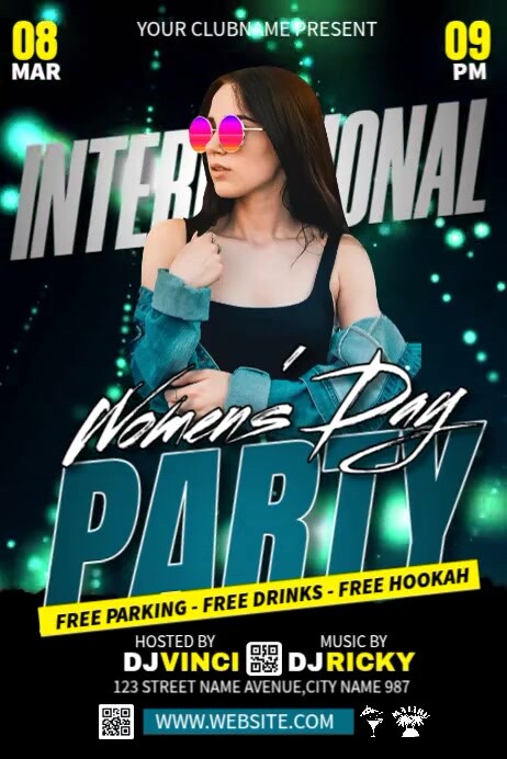 Women's Day Ads Poster template