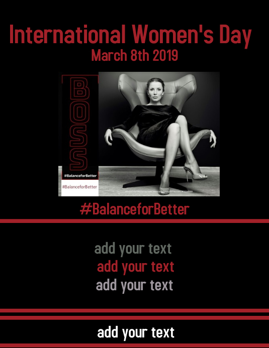 Women's Day Awareness Template PosterMyWall