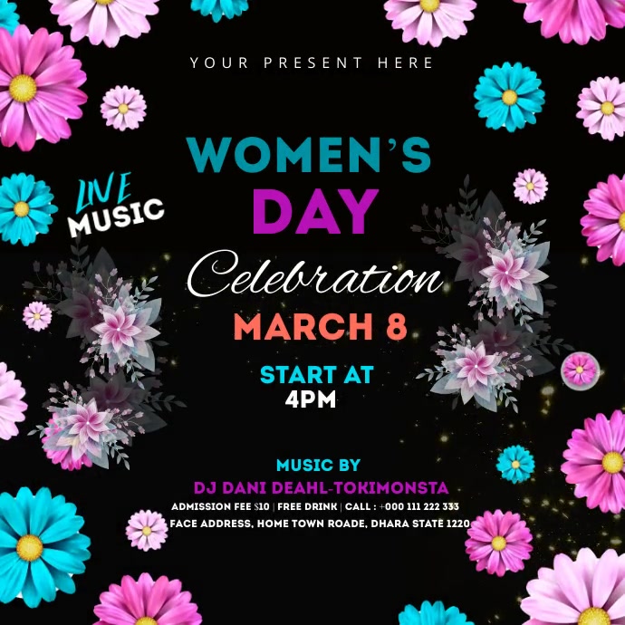 Copy of Women's Day Celebration PosterMyWall
