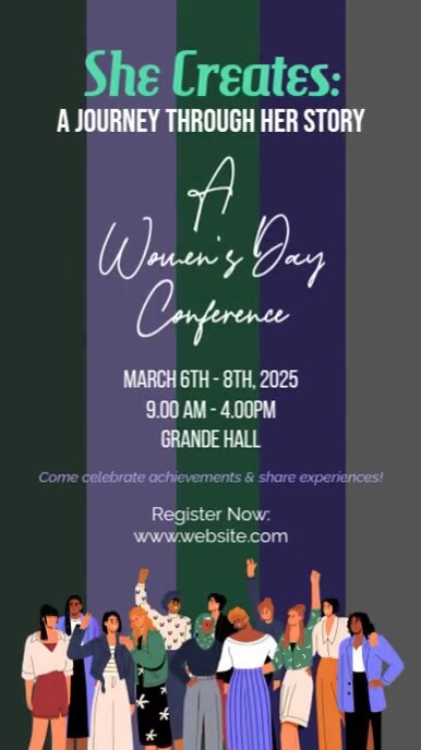 Women's Day Conference Instagram Story template