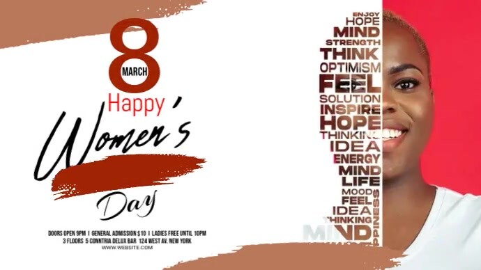 Women's Day YouTube Channel Cover Photo template