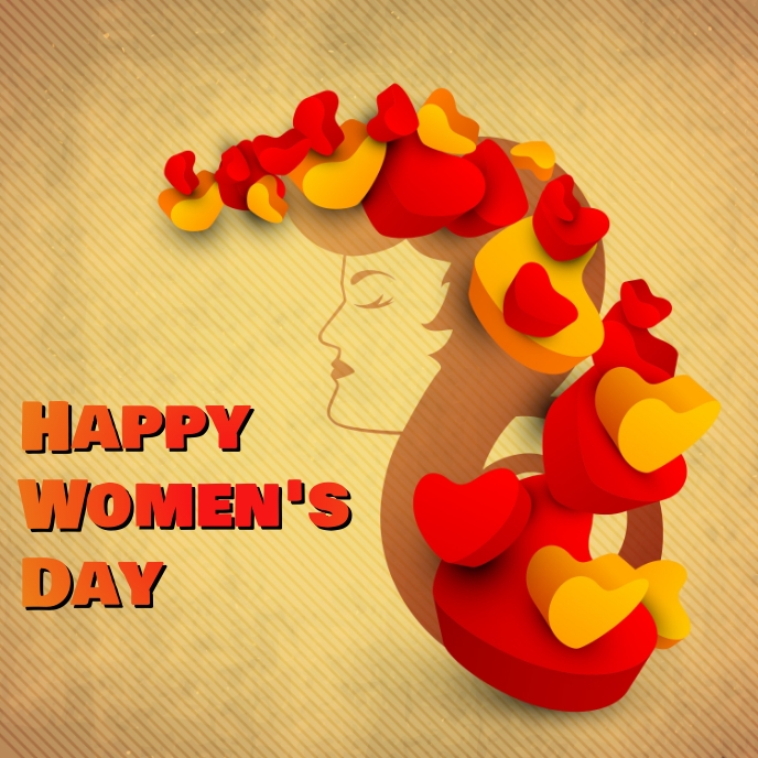 women's day Album Cover template