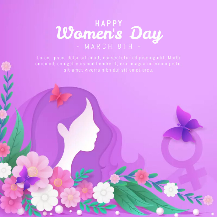 women's day Template PosterMyWall