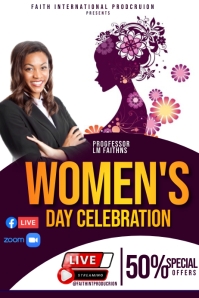 Women's Day Program Template | PosterMyWall