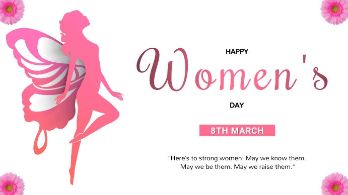 Women's day Digital Display (16:9) template