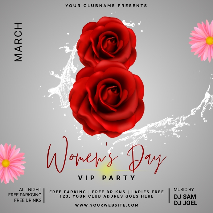 Women's Day Template PosterMyWall