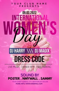 women's day Mezza pagina Wide template
