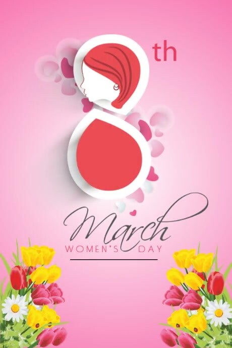 Women's day Poster template