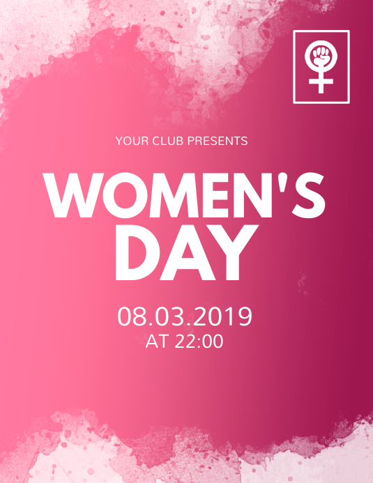 Women�s Day Flyer, International Women�s Day Template