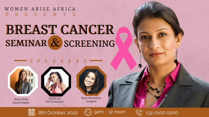 Breast Cancer Digital Display (16:9) template