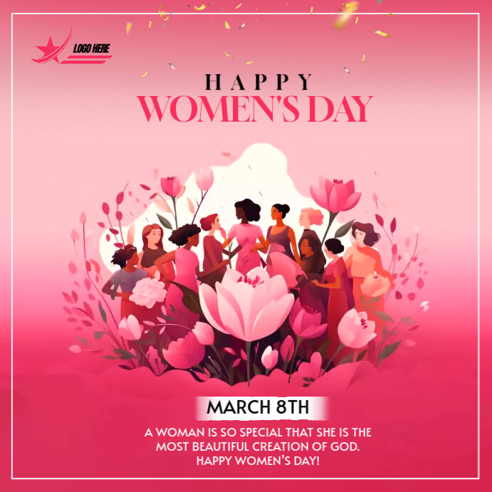 Women's Day Flyer Instagram Post template