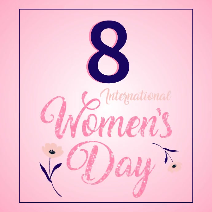 Women's Day GIF Instagram Post template
