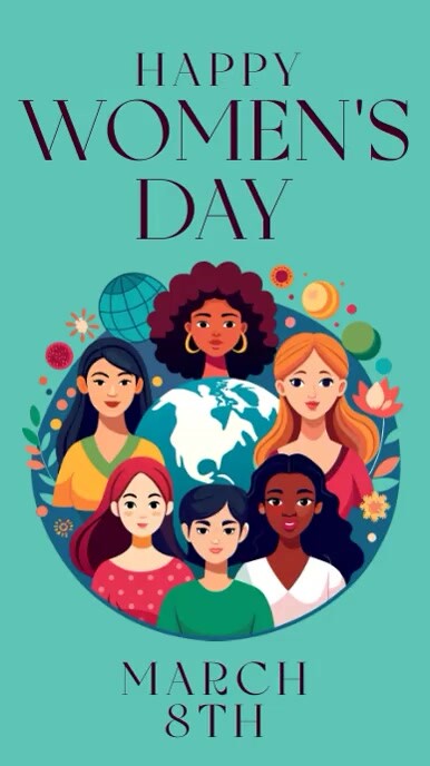 Women's day instagram story template