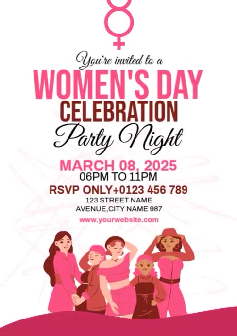 Women's Day Invitation Template | PosterMyWall