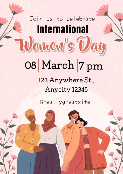 Women's Day Invitation Template | PosterMyWall