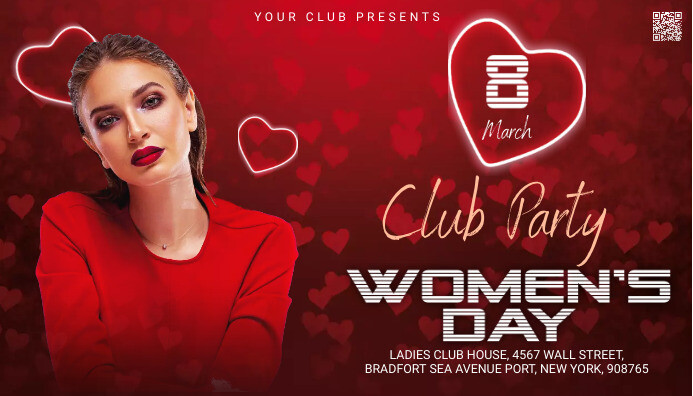 Women's Day Post Blog Header template