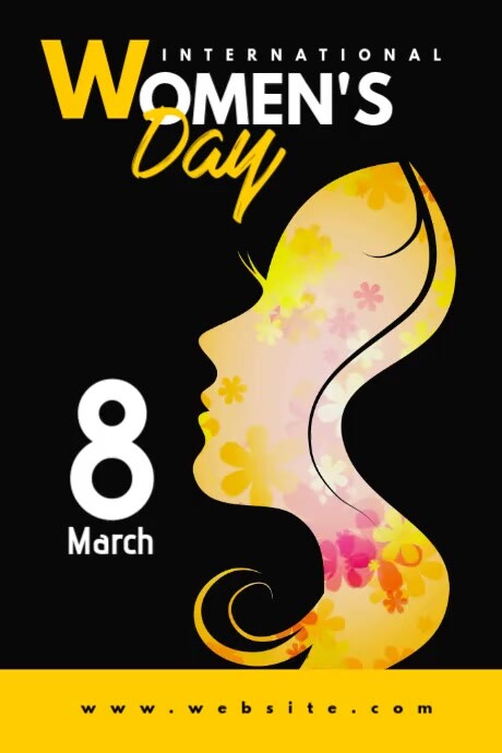 women's day poster template
