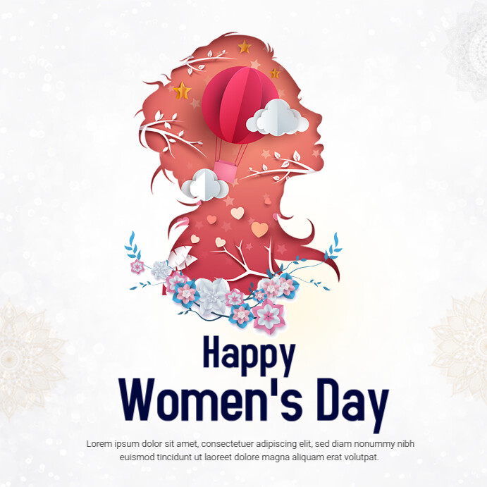 Women's Day Poster Template Square (1:1)