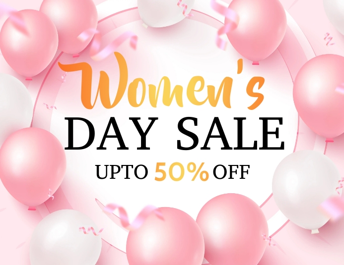women's day sale, women's day Template PosterMyWall