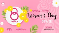 Women's Day Sale Twitter-Beitrag template