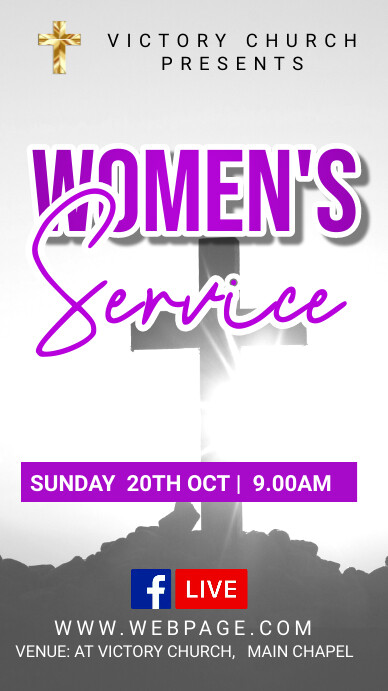 Women's day service Instagram Story template