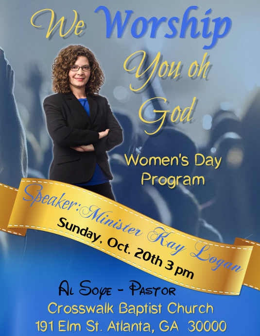 Women's Day Program Template For Your Needs