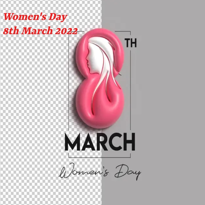 Women's day template Logotyp