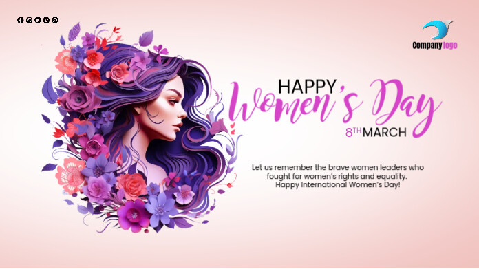 Women's Day Wish Wpis na Twittera template
