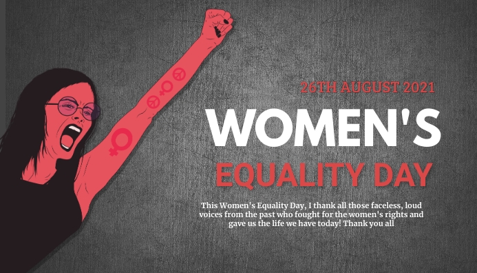 Women's equality day,event,women's day Nagłowek bloga template
