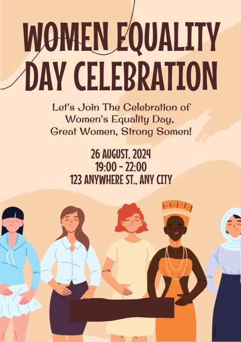 Women's Equality Day Celebration Template | PosterMyWall