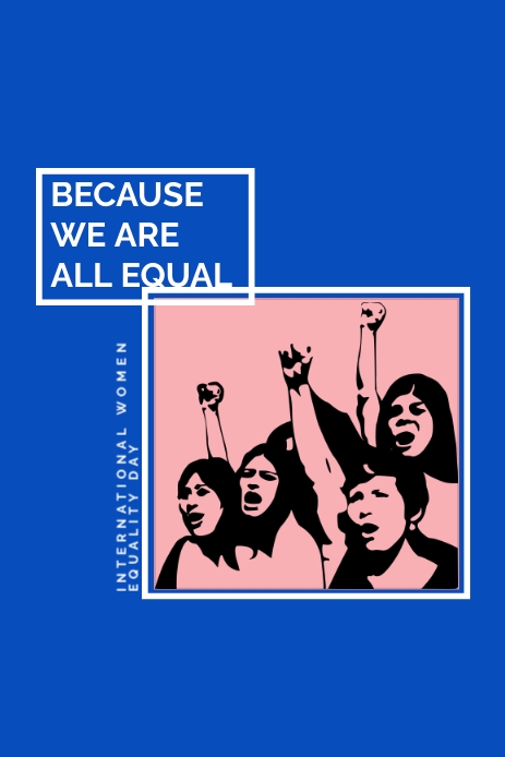 Copy of women's equality day Pinterest template | PosterMyWall