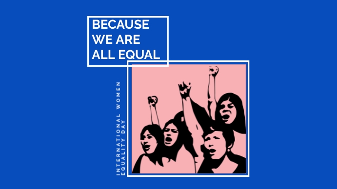 Women's Equality day Presentation template Prezentacja (16:9)