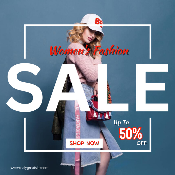 Women's Fashion Sale Template | PosterMyWall
