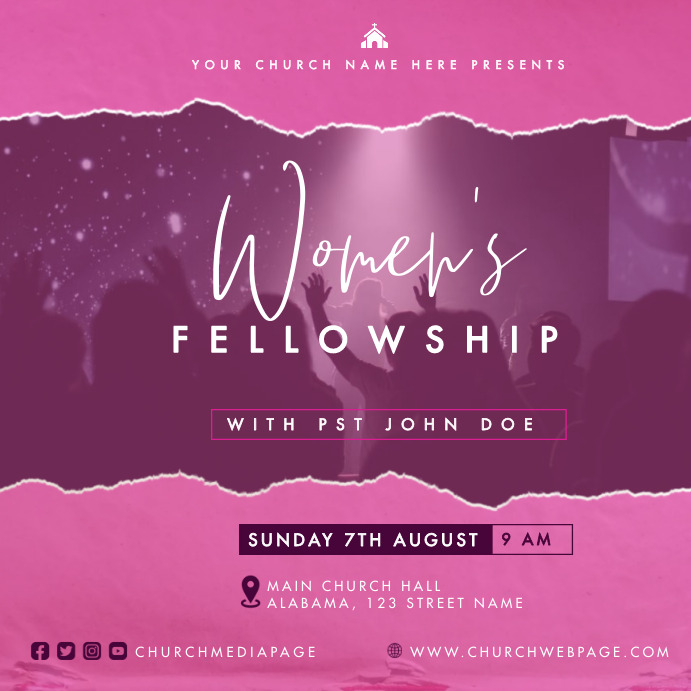 Copy of Women's Fellowship | PosterMyWall