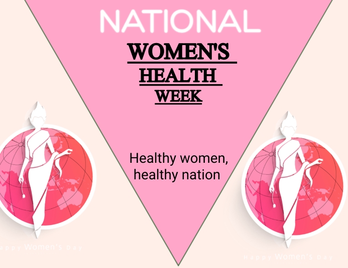 Women's health week Template PosterMyWall