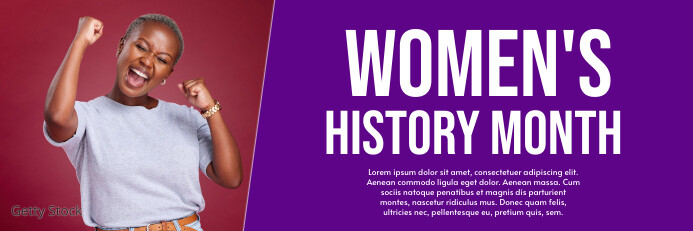 women's history month Transparent 2 stopy × 6 stóp template