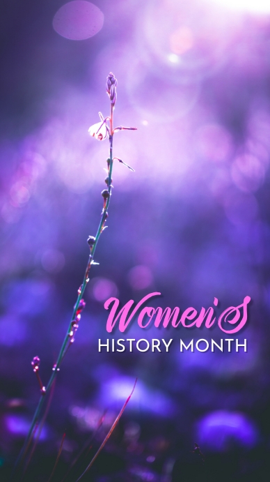 Women's History Month template