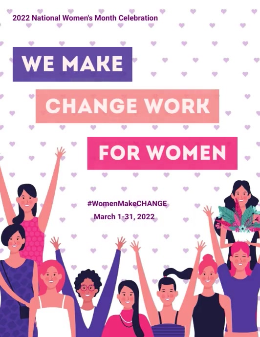 Women's Month 2022 Flyer Template PosterMyWall