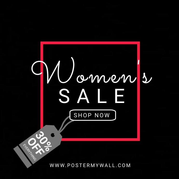 Copy of Women's sales template PosterMyWall