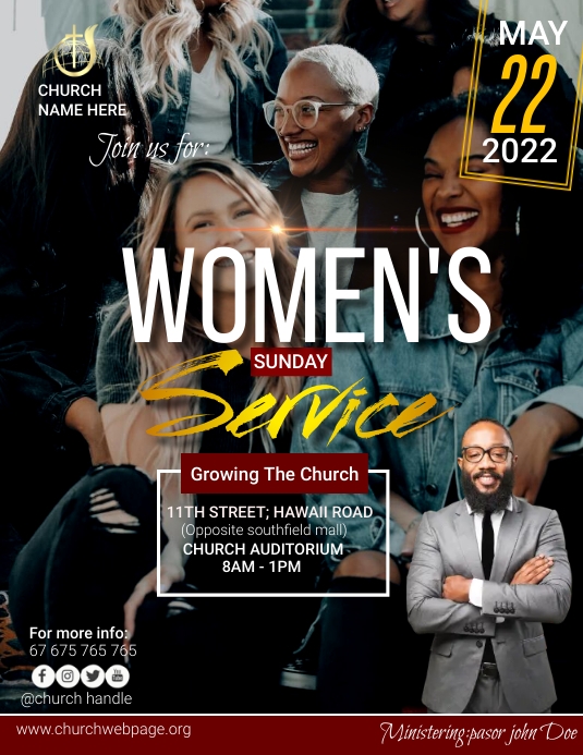 Copy of women's service | PosterMyWall