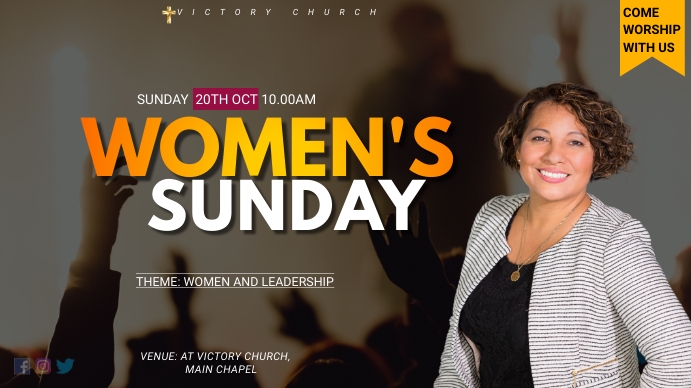 Women's Sunday Template Prezentacja (16:9)
