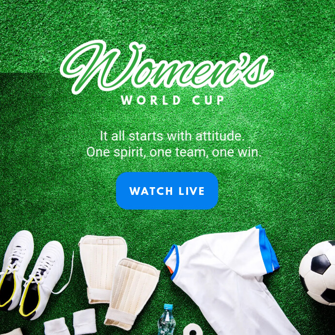Women's World Cup Template | PosterMyWall