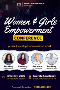 Women empowerment conference Template | PosterMyWall