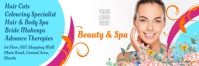 Women Beauty Spa Print Banner Design Template