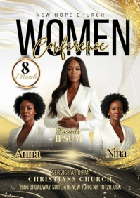Women Conference A2 template