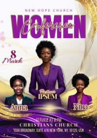 Women Conference A2 template
