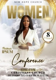 Women Conference A2 template