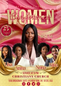 Women Conference A2 template
