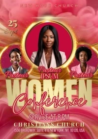 Women Conference  A2 template
