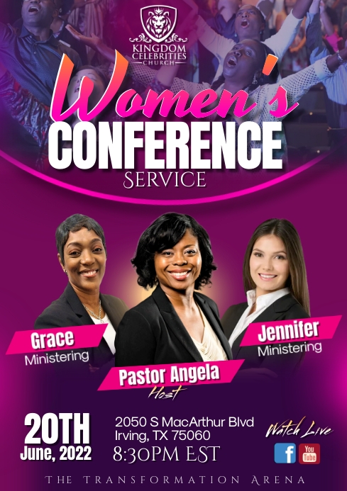 WOMEN CONFERENCE A4 template